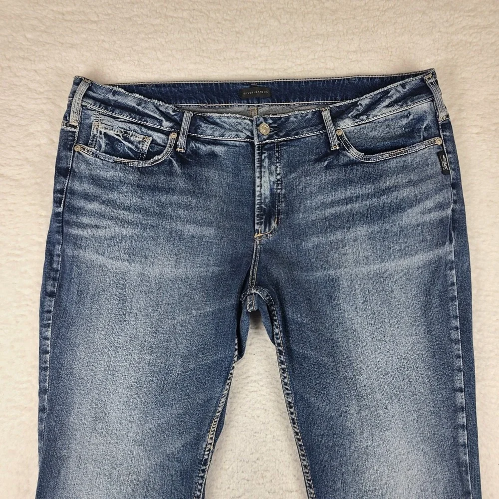 Silver Jeans Womens 22x31 Blue Suki Boot Cut Medium Wash Denim